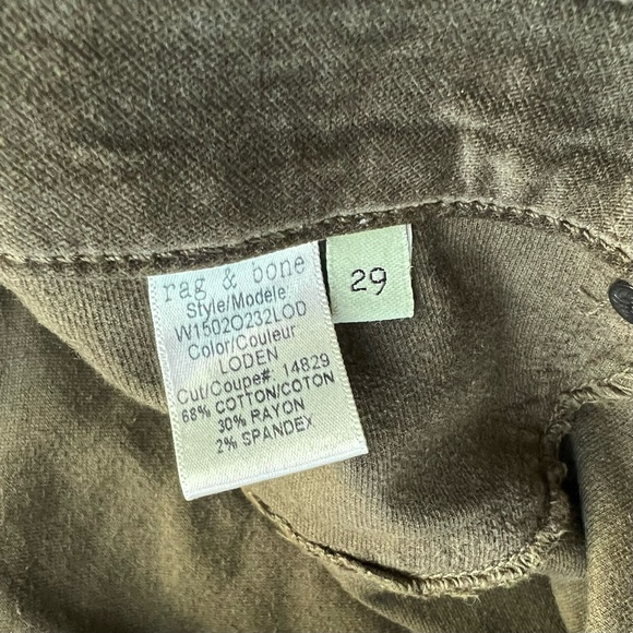 Rag & Bone Velvet Jeans - Picture 3 of 7